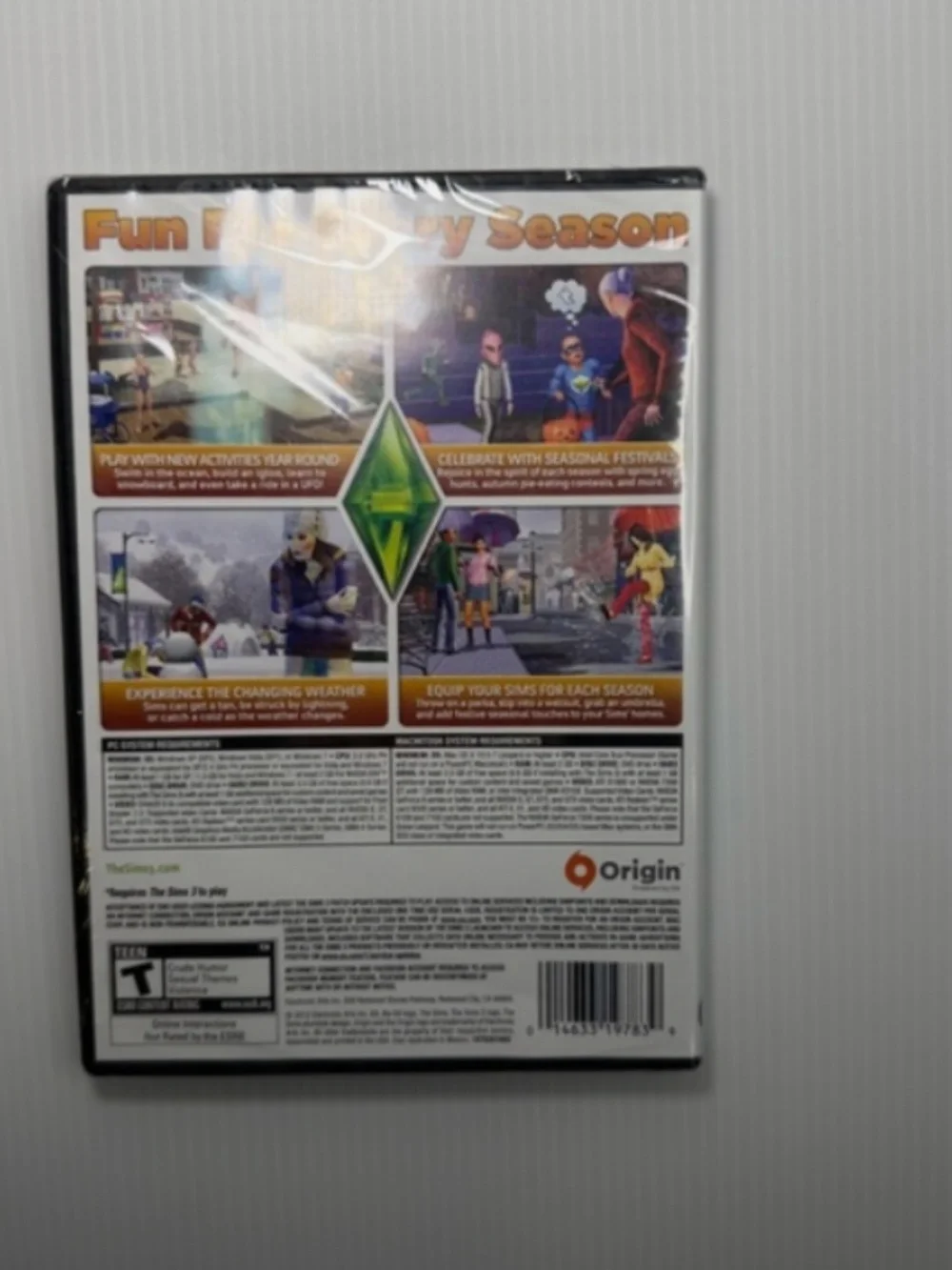The Sims 3: Seasons PC DVD-ROM Expansion Pack | Windows & Mac | New & Sealed EA